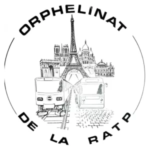 1er logo de l'Orphelinat de la RATP en 1975